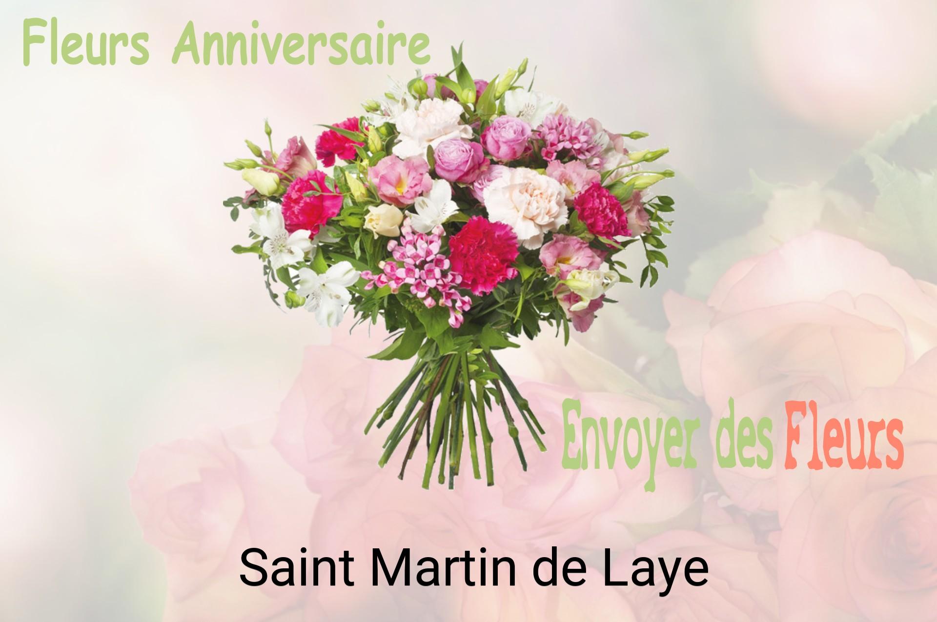 Bouquet de fleurs d’anniversaire livré à Saint-Martin-de-Laye